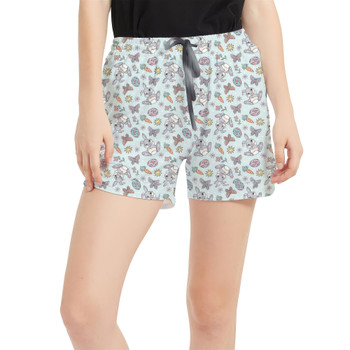 Women's Run Shorts with Pockets - Thumper Springtime