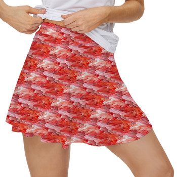 Women's Skort - Animal Print - Flamingo