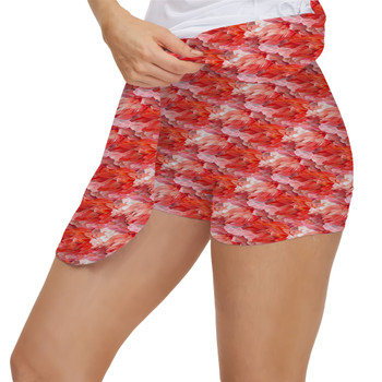 Women's Skort - Animal Print - Flamingo