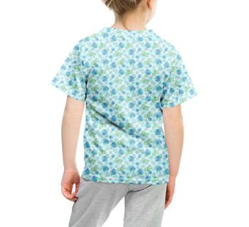 Youth Cotton Blend T-Shirt - Summer Fruits - Blueberry