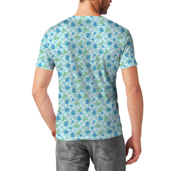 Men's Cotton Blend T-Shirt - Summer Fruits - Blueberry