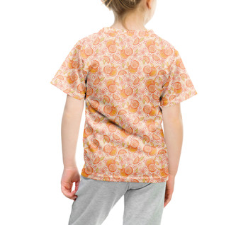 Youth Cotton Blend T-Shirt - Summer Fruits - Oranges