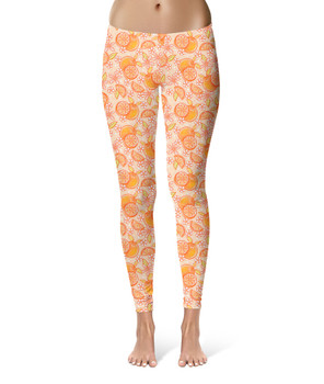 Sport Leggings - Summer Fruits - Oranges