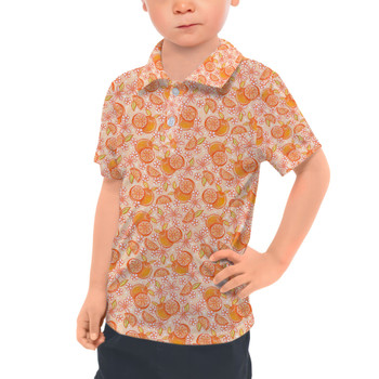 Kids Polo Shirt - Summer Fruits - Oranges