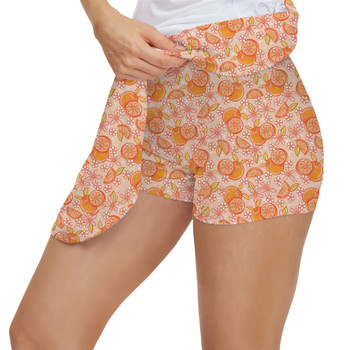 Women's Skort - Summer Fruits - Oranges