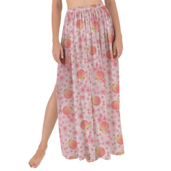 Maxi Sarong Skirt - Summer Fruits - Peaches