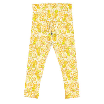 Girls' Leggings - Summer Fruits - Pineapple