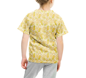 Youth Cotton Blend T-Shirt - Summer Fruits - Pineapple