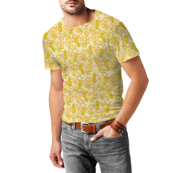 Men's Sport Mesh T-Shirt - Summer Fruits - Pineapple