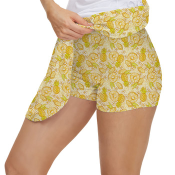 Women's Skort - Summer Fruits - Pineapple