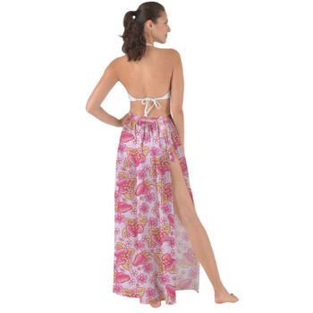 Maxi Sarong Skirt - Summer Fruits - Strawberry