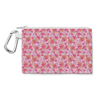 Canvas Zip Pouch - Summer Fruits - Strawberry