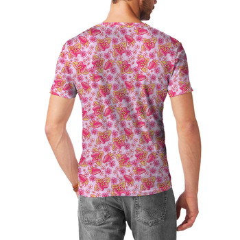 Men's Cotton Blend T-Shirt - Summer Fruits - Strawberry