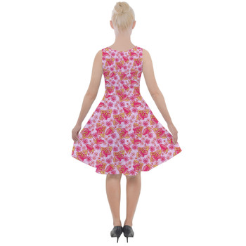 Skater Dress with Pockets - Summer Fruits - Strawberry