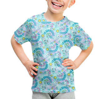 Youth Cotton Blend T-Shirt - Olaf In Sumerrr!