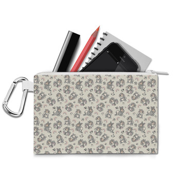 Canvas Zip Pouch - Happy Thumper