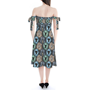 Strapless Bardot Midi Dress - Peter & Wendy Silhouettes