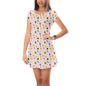 Short Sleeve Dress - Rapunzel Princess Icons