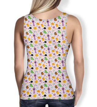 Women's Tank Top - Rapunzel Princess Icons