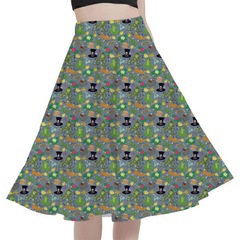 A-Line Pocket Skirt - Tiana Princess Icons