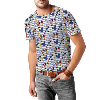 Men's Cotton Blend T-Shirt - Cruise Captain Mickey & Minnie