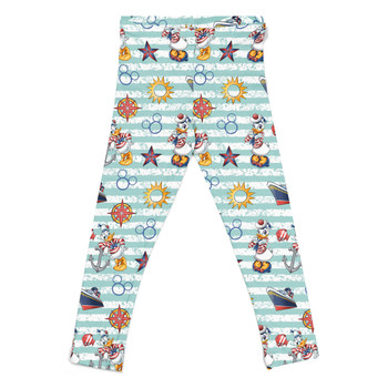 Girls' Leggings - Cruise Sailor Donald & Daisy