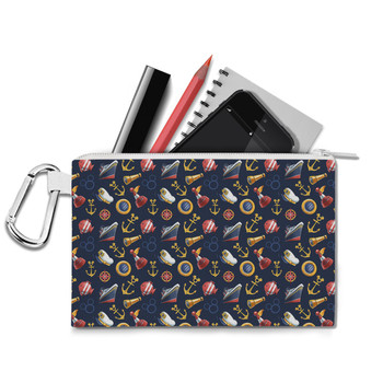Canvas Zip Pouch - Cruise Mouse Ear Icons