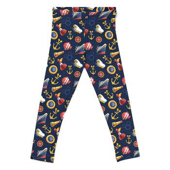 Girls' Leggings - Cruise Mouse Ear Icons