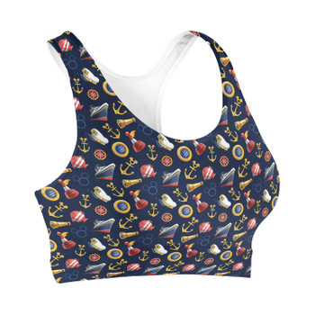 Sports Bra - Cruise Mouse Ear Icons
