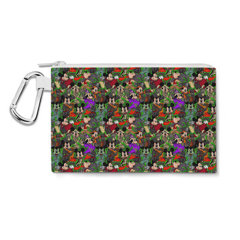 Canvas Zip Pouch - Mickey Mouse Halloween Mashup