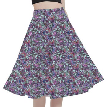 A-Line Pocket Skirt - Butterfly Planchettes