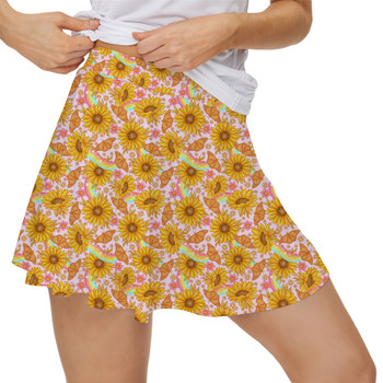 Women's Skort - Sunflower Dreams