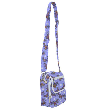 Belt Bag with Shoulder Strap - Blooming Bats