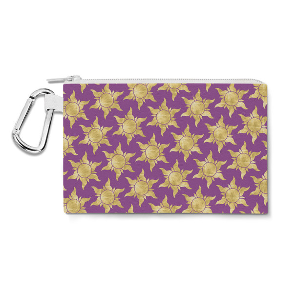 Canvas Zip Pouch - Tangled Suns