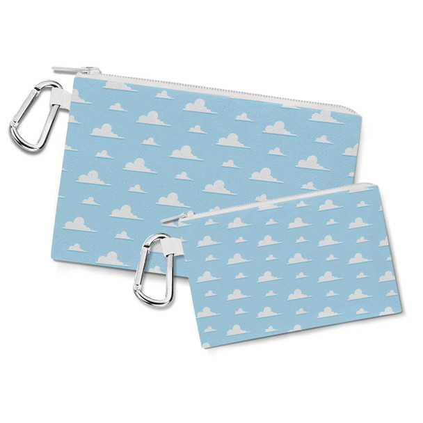 Canvas Zip Pouch - Pixar Clouds