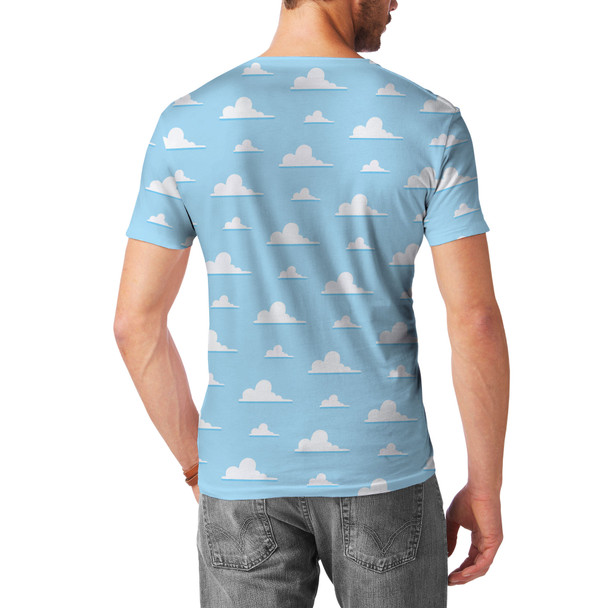 Men's Cotton Blend T-Shirt - Pixar Clouds