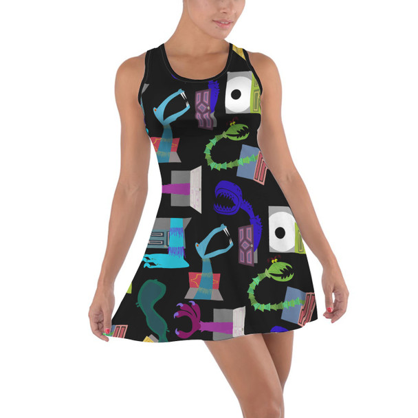 Cotton Racerback Dress - Monsters in Closets