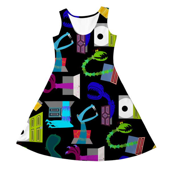 Girls Sleeveless Dress - Monsters in Closets