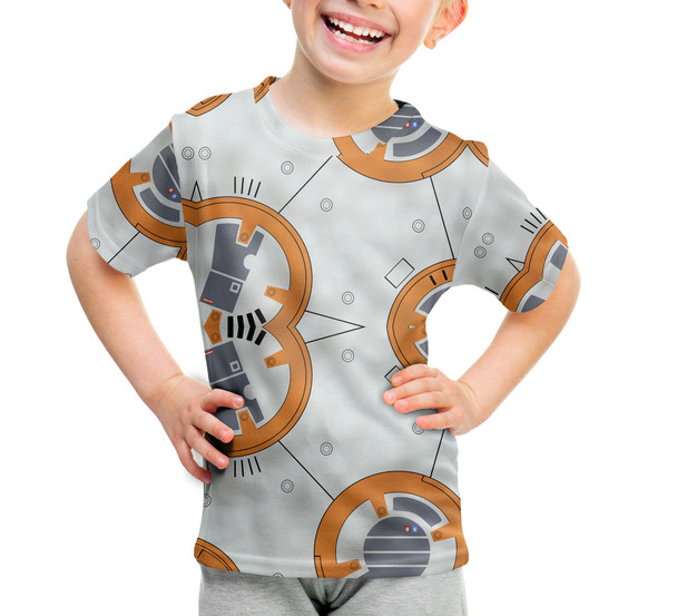 Youth Cotton Blend T-Shirt - Little Round Droid