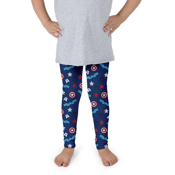 Girls' Leggings - American Superhero