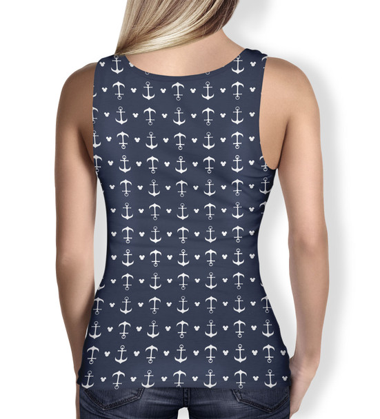 Women's Tank Top - Anchors Mouse Ears