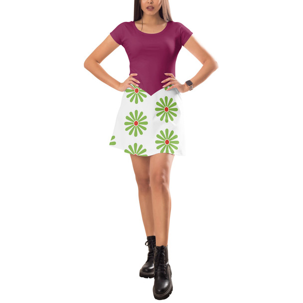 Short Sleeve Dress - Haunted Mansion Tightrope Walker