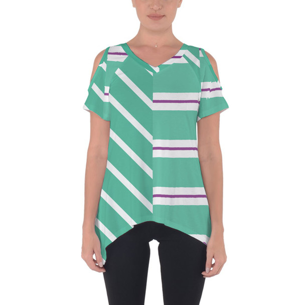 Cold Shoulder Tunic Top - Vanellope von Schweetz Inspired