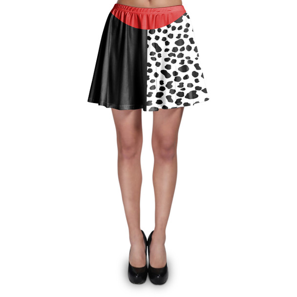 Skater Skirt - Cruella de Vil Villains Inspired