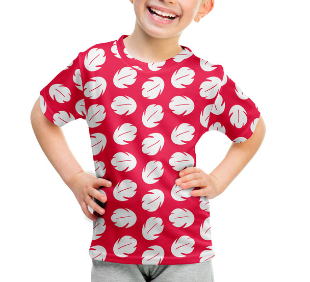 Youth Cotton Blend T-Shirt - Lilo Hawaiian Dress