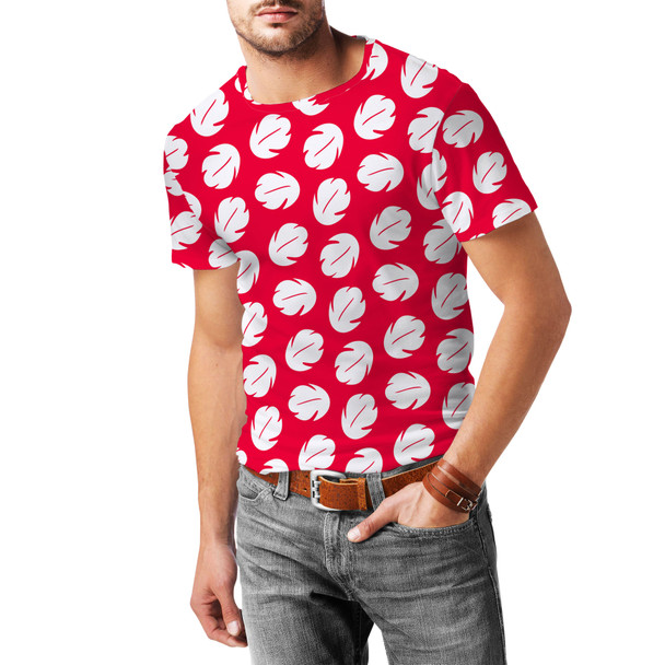 Men's Cotton Blend T-Shirt - Lilo Hawaiian Dress