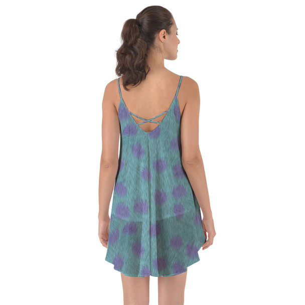 Beach Cover Up Dress - Sully Fur Monsters Inc Inspired