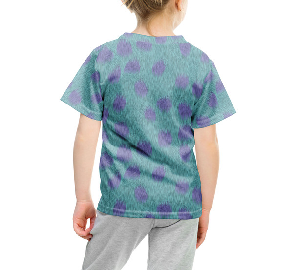 Youth Cotton Blend T-Shirt - Sully Fur Monsters Inc Inspired