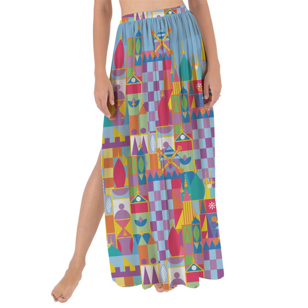 Maxi Sarong Skirt - Its A Small World Disney Parks Inspired