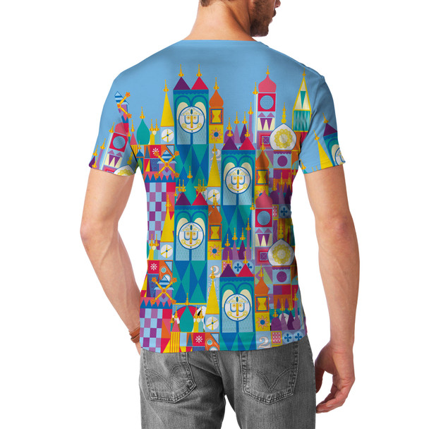 Men's Cotton Blend T-Shirt - Its A Small World Disney Parks Inspired